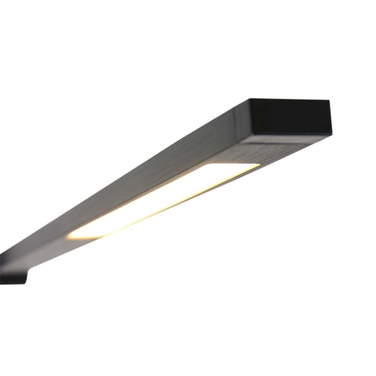 LED Tischleuchte SERENADE 4-Stufen Pushdimmer 8 Watt hoehenverstellbar in Schwarz