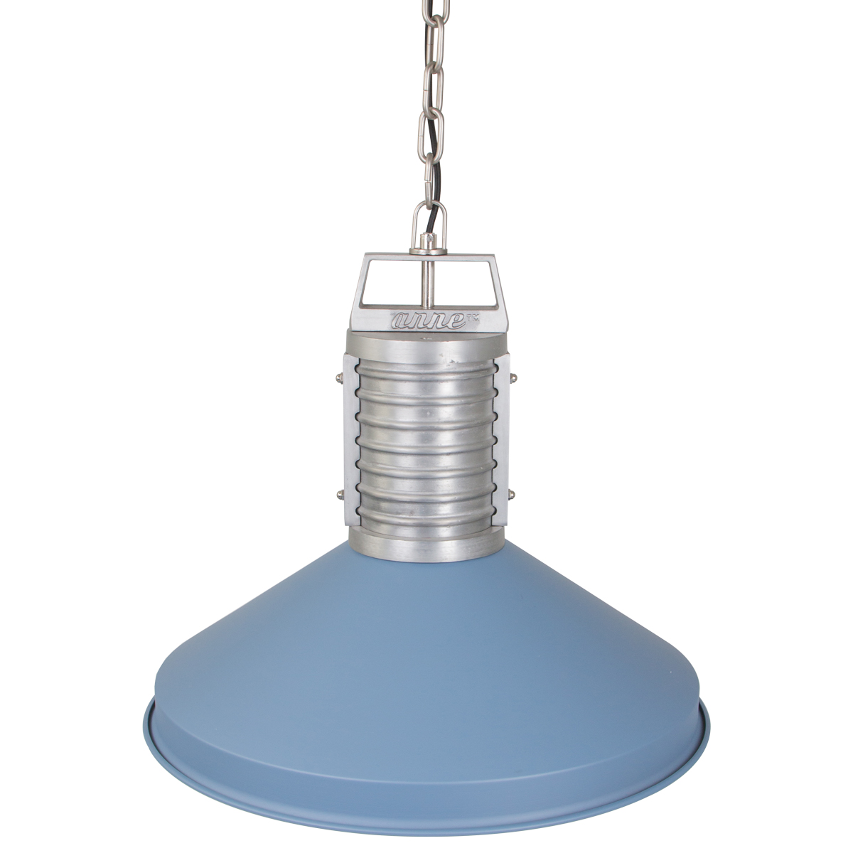 Anne Light and Home Pendelleuchte Brusk Blau E27