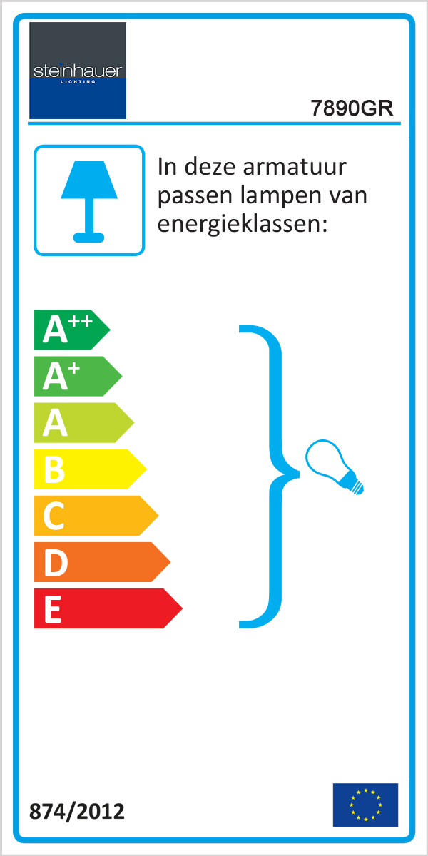 Mexlite Pendelleuchte Ebbe Grau E27