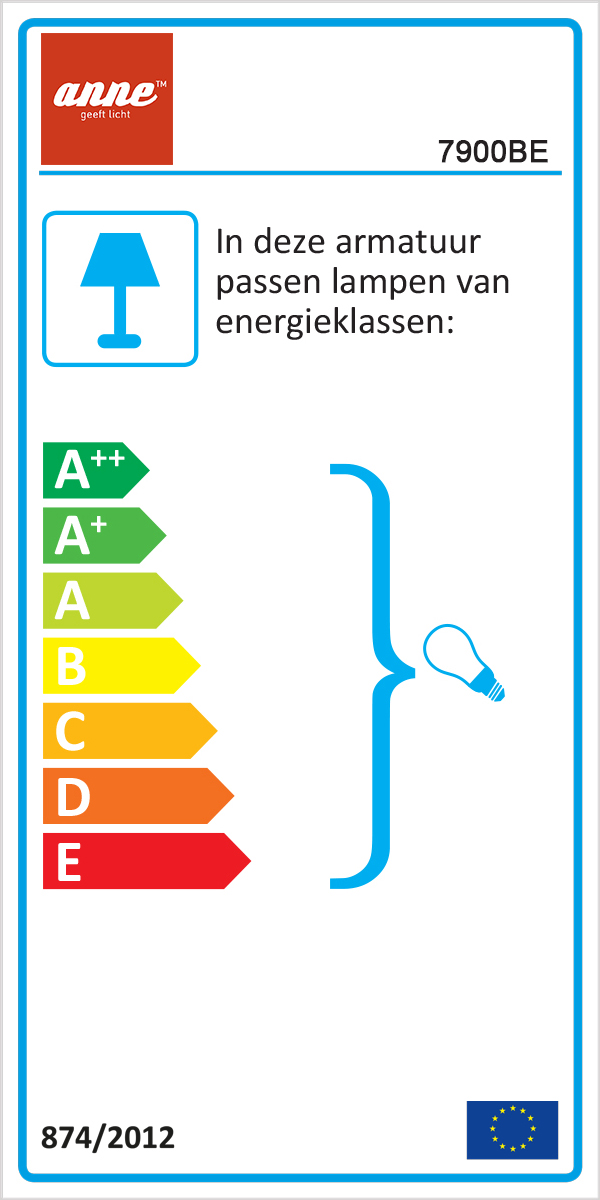 Anne Light and Home Wandleuchte Woody Weiss E27