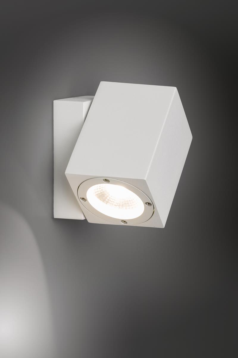 Lupia Licht LED-Aussenleuchte/Wandleuchte MOVIMENTO Weiss LED