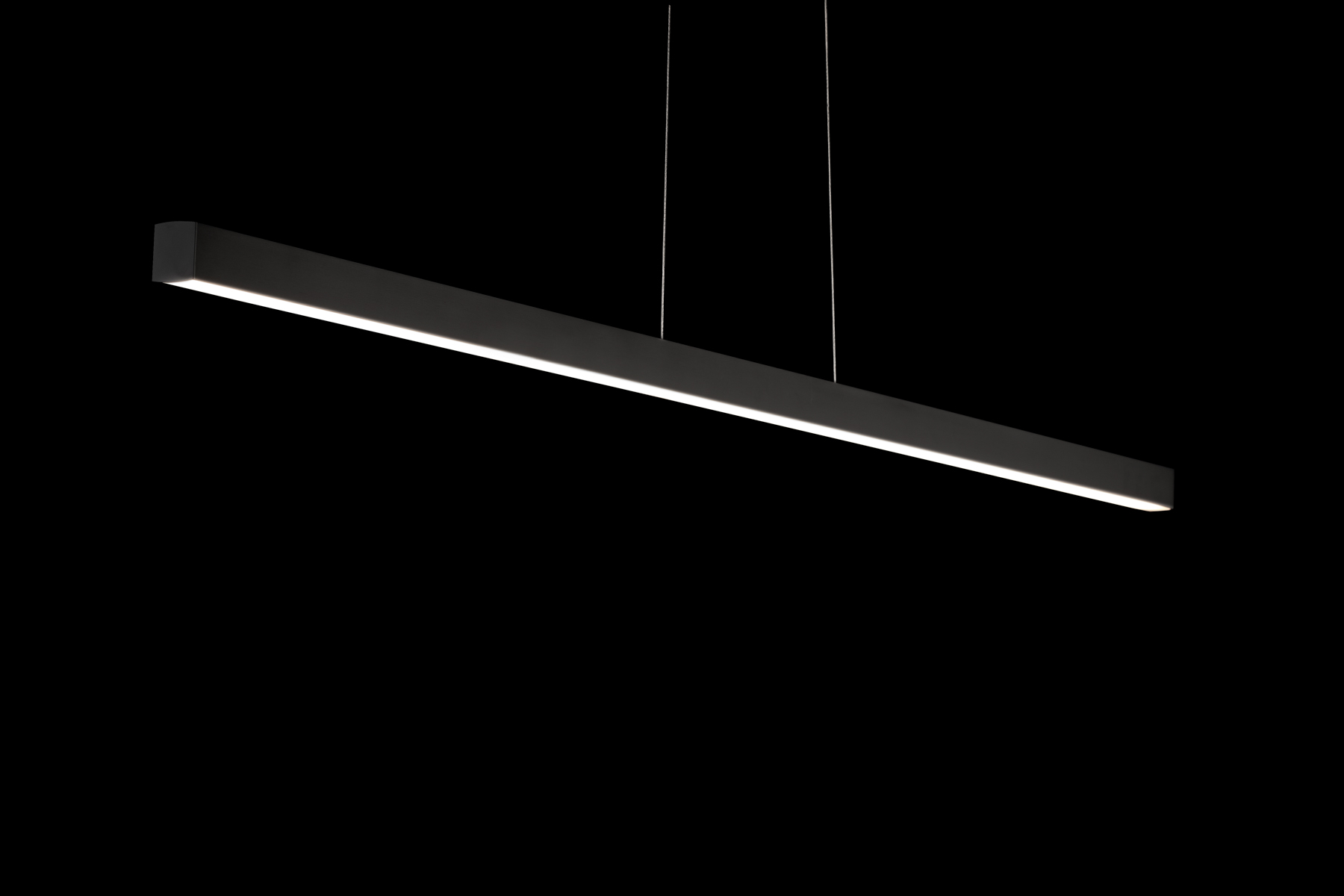 Holtkötter XENA L LED Pendelleuchte Premium Qualität 1600mm in Schwarz