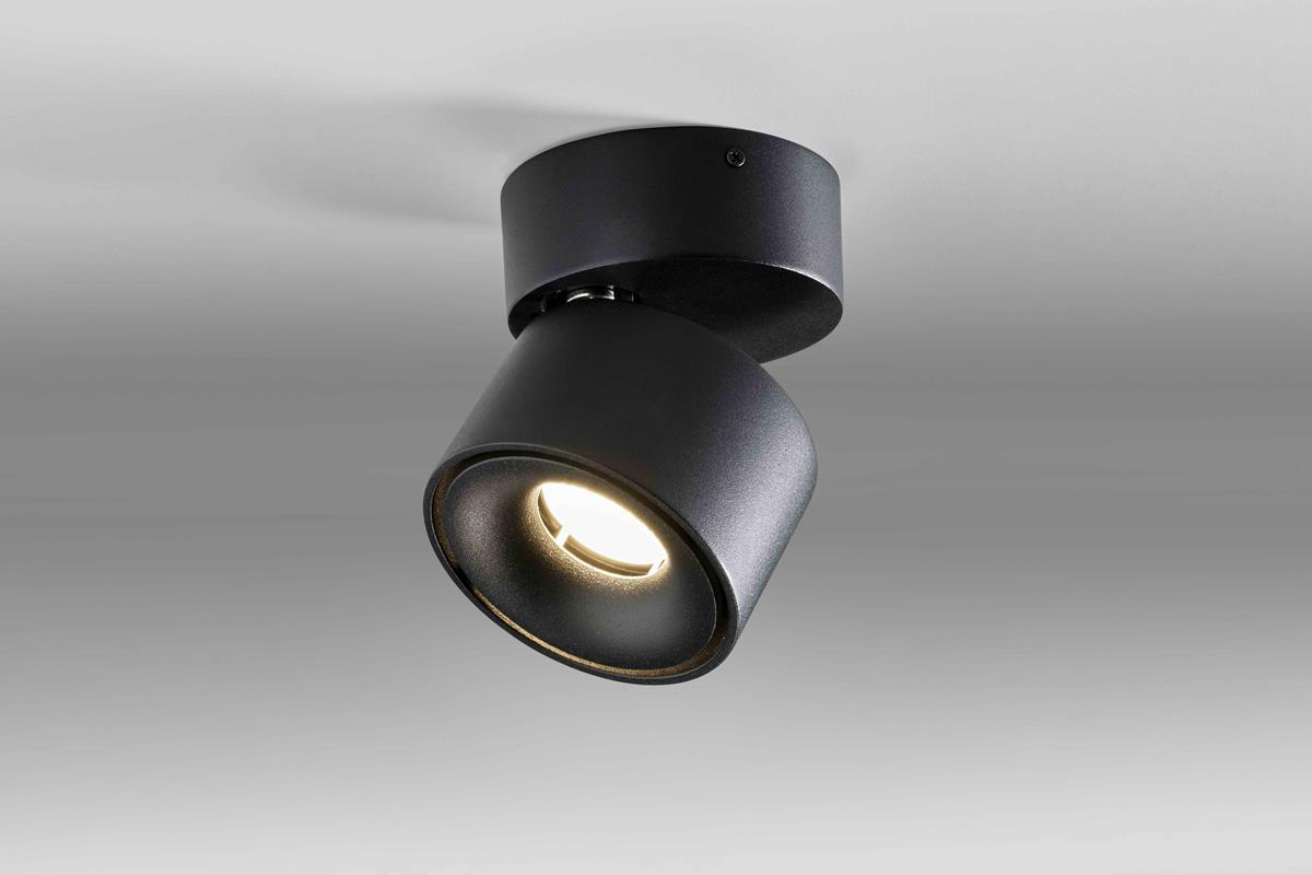 Lupia Licht LED-Deckenleuchte BLOC S Schwarz LED