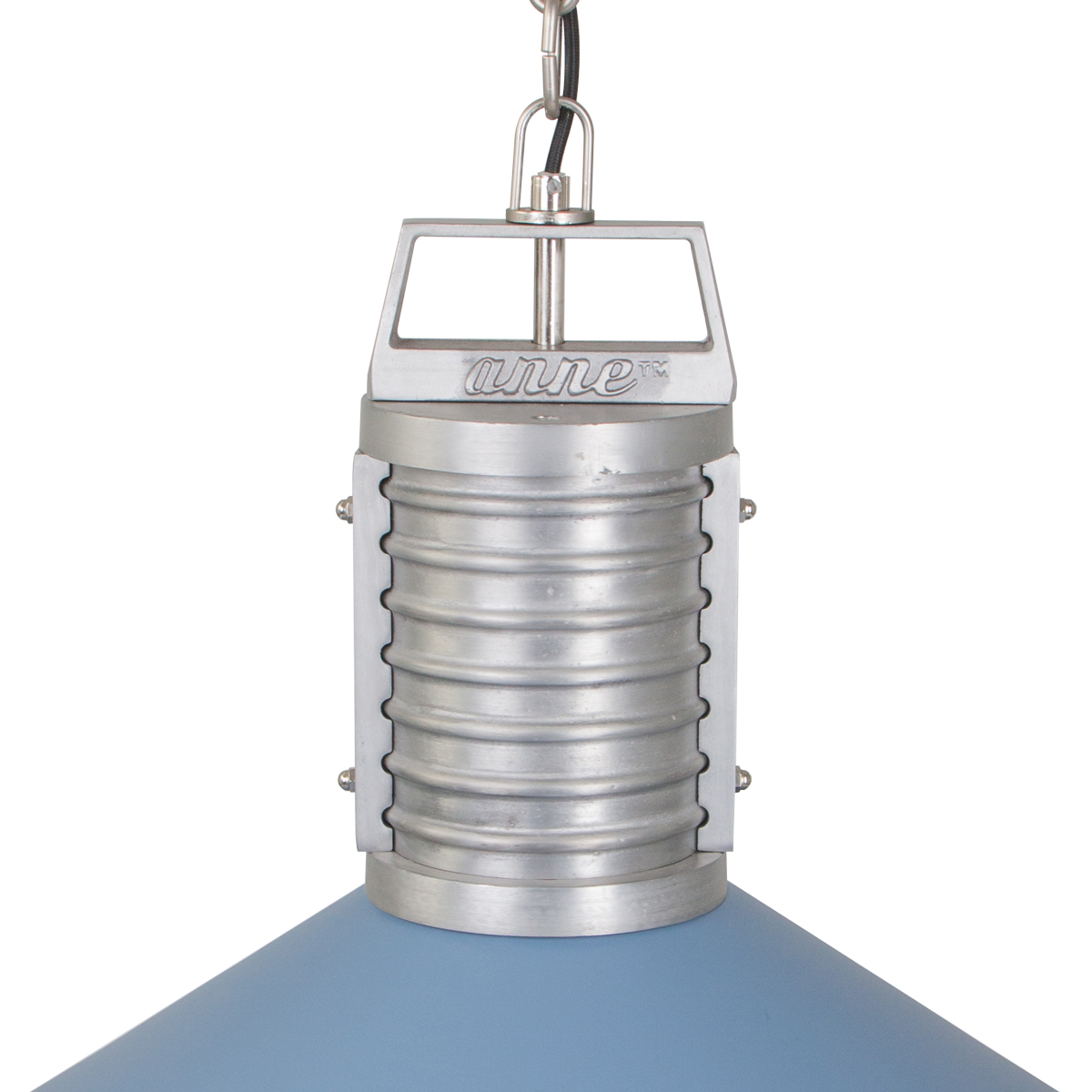 Anne Light and Home Pendelleuchte Brusk Blau E27