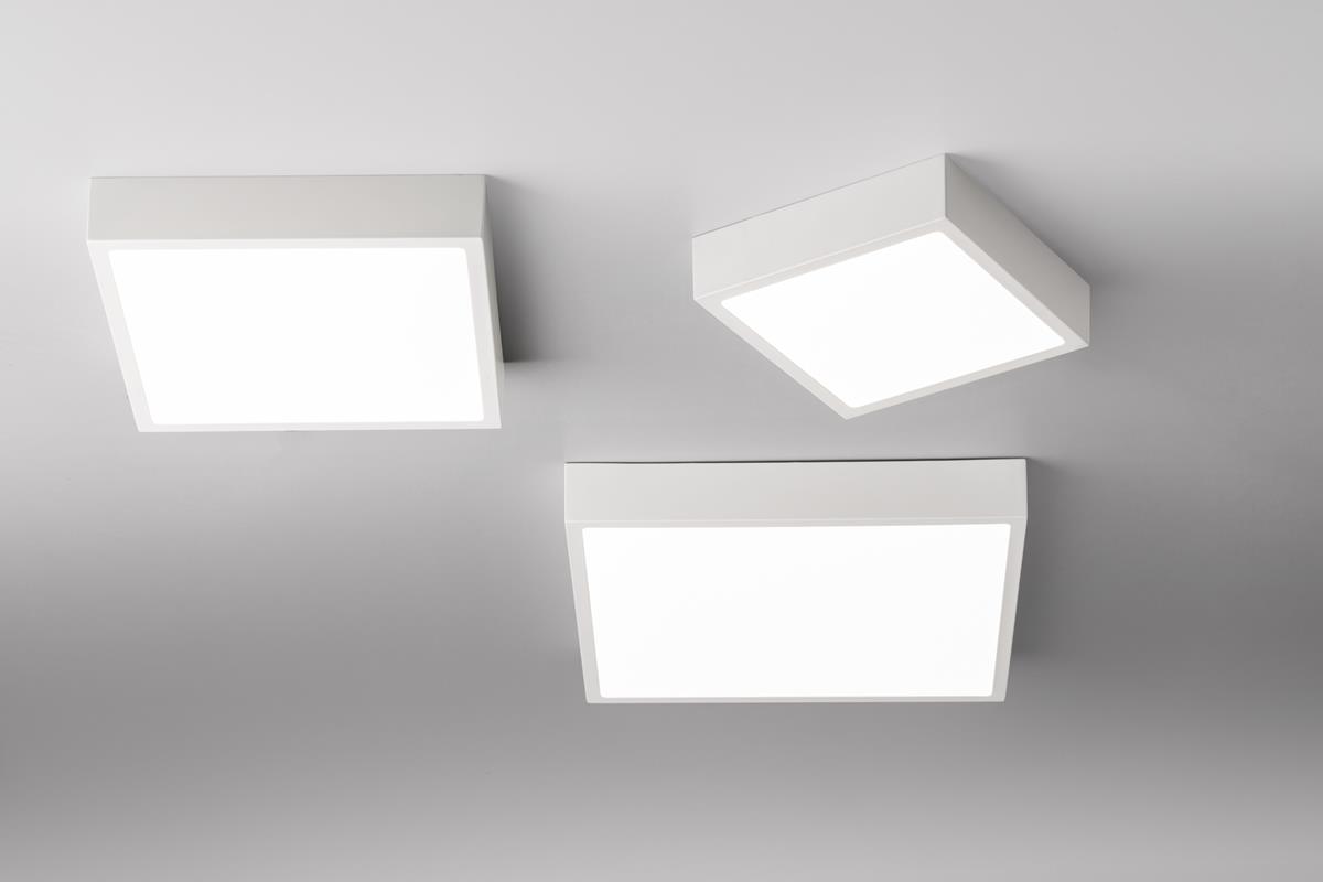 LED Deckenleuchte Venox S eckig von Lupia Licht klassich schoen in Weiss