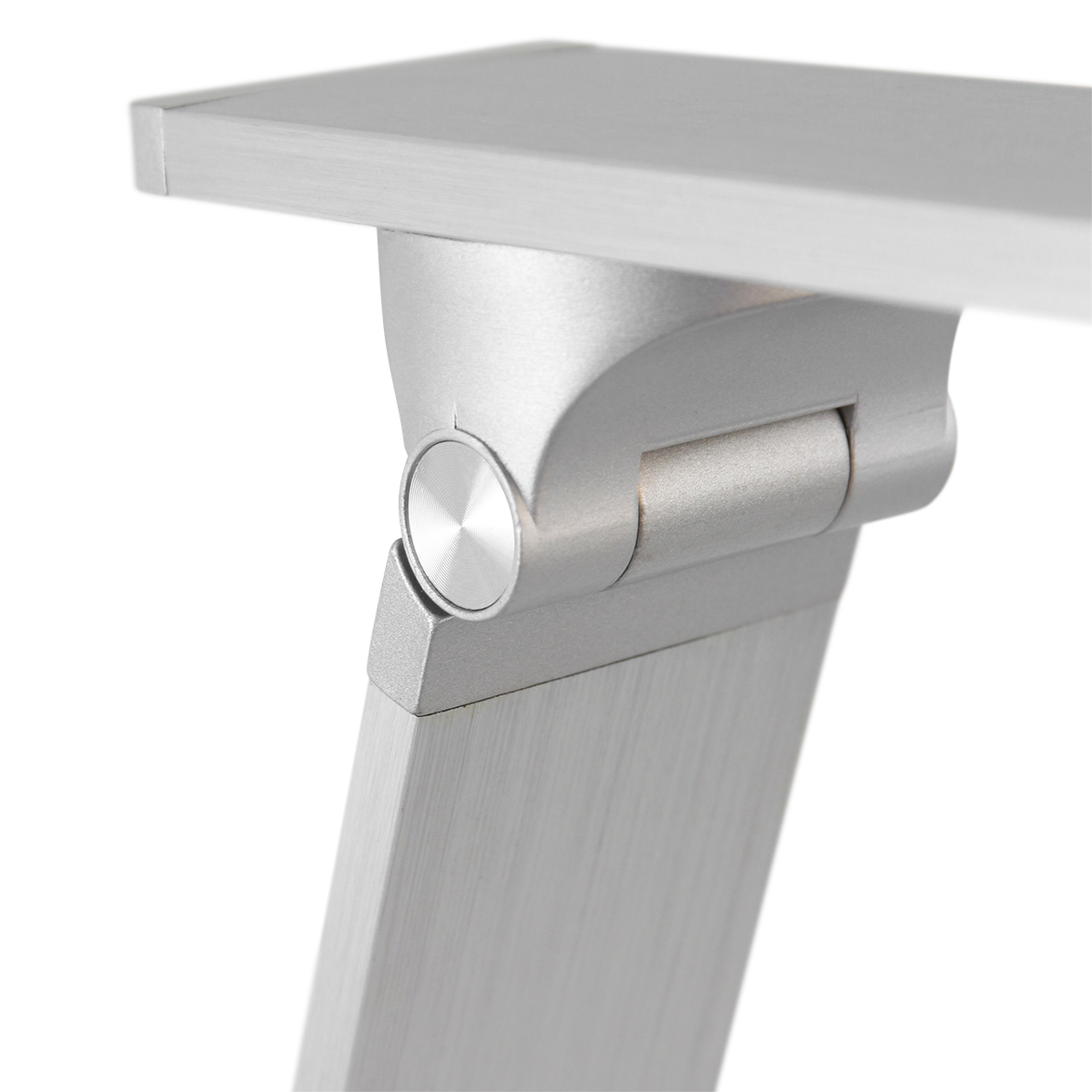 LED Tischleuchte SERENADE 4-Stufen Dimmer 10 Watt verstellbar in Silber Matt