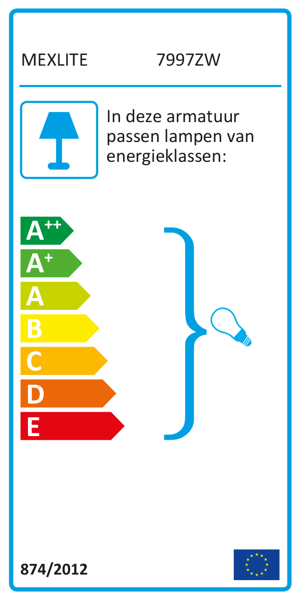 Spot / Strahler von Mexlite Schweinwerferoptik in schwarz 2-flammig E27 Fasssung