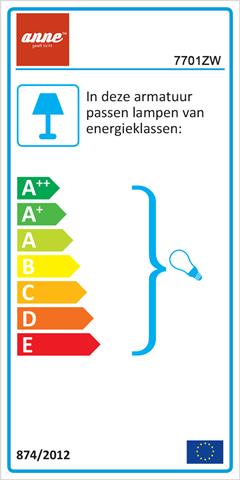 Anne Light and Home Stehleuchte Zappa Schwarz E27