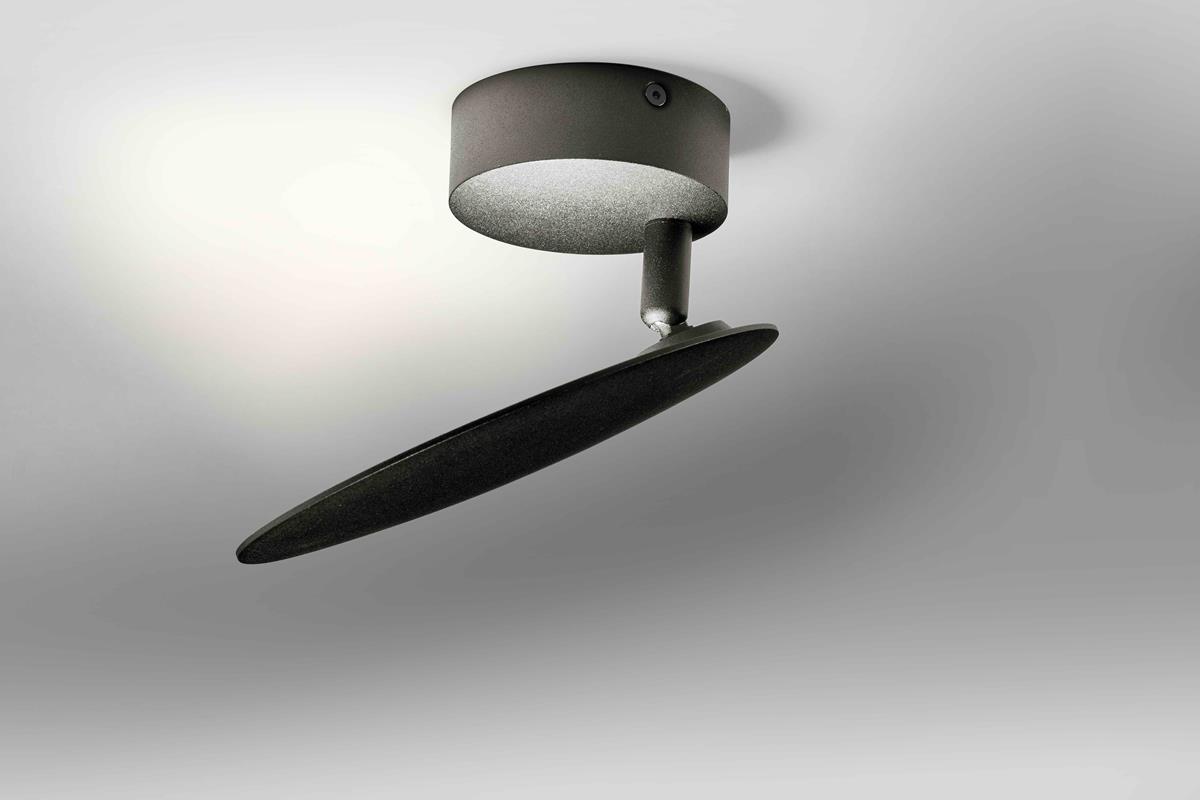 Lupia Licht LED-Deckenleuchte PLATE Schwarz LED