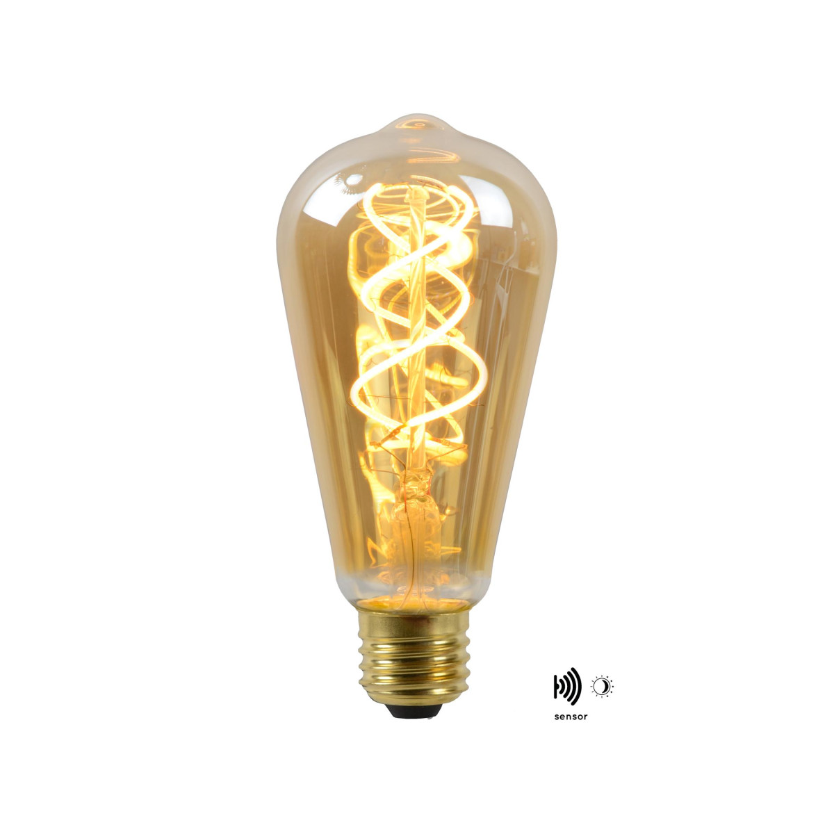 Lucide Glühfadenlampe St64 twilight sensor
