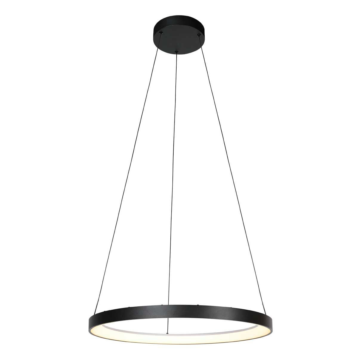 Mexlite Pendelleuchte Lumex LED 58 cm schwarz