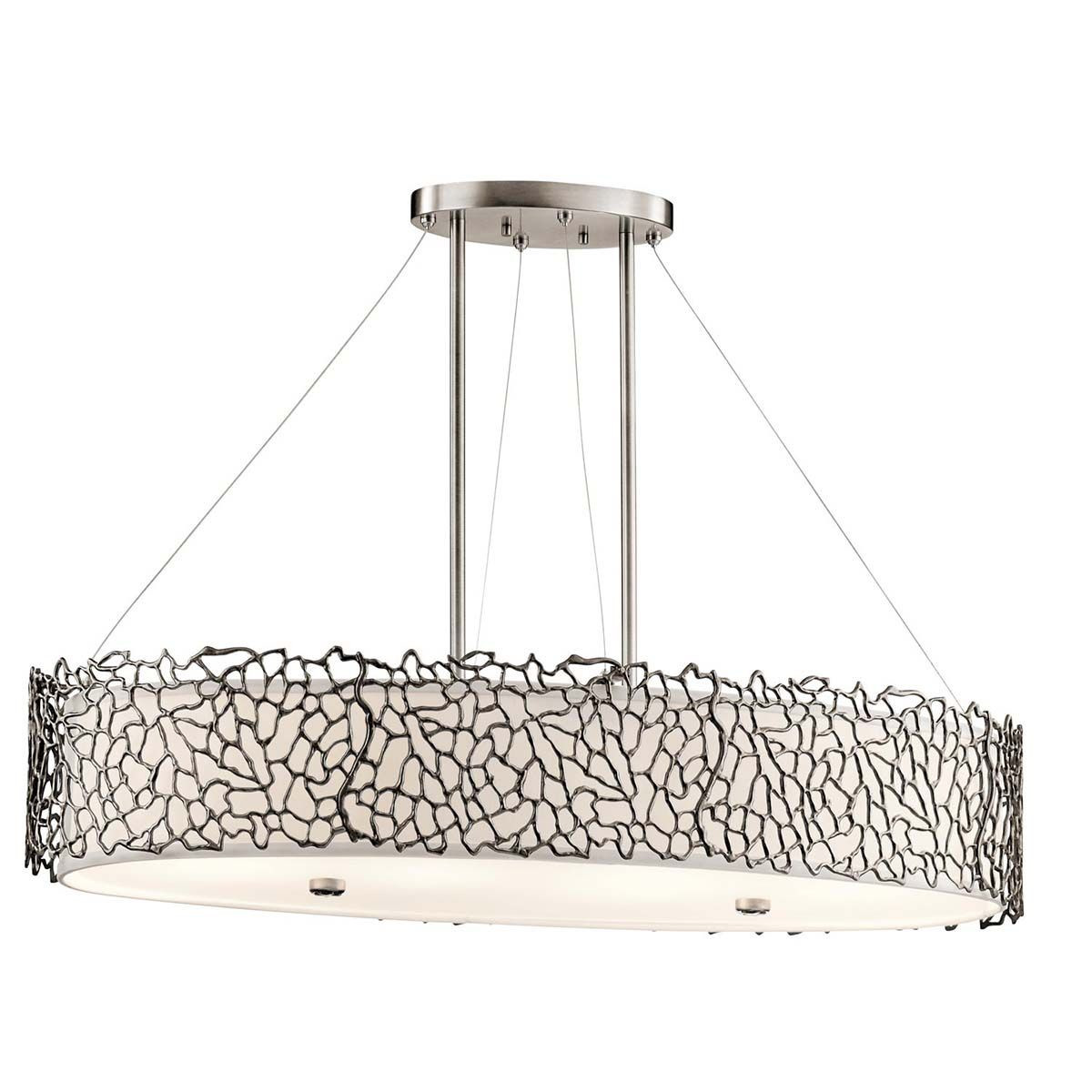 Elstead Pendelleuchte Silver Coral