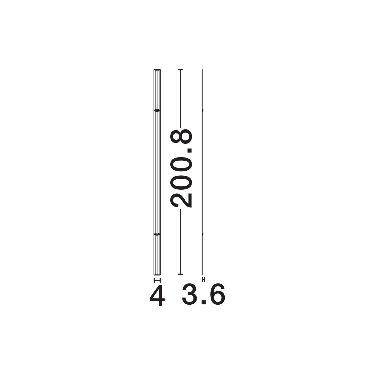 Nova Luce Wandleuchte/Deckenleuchte Inve box
