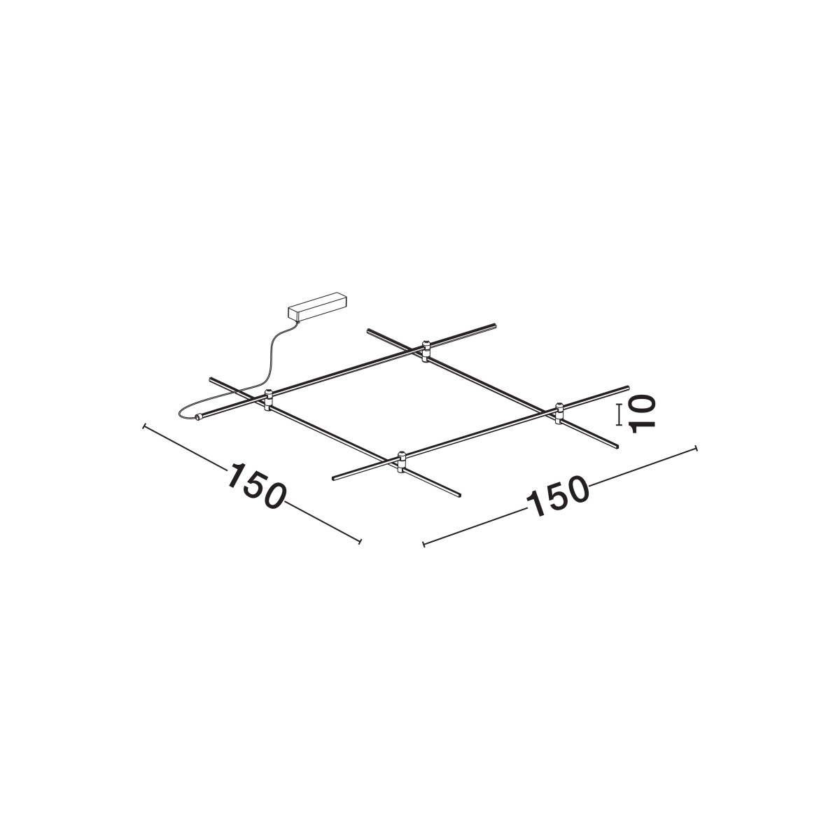 Nova Luce Wandleuchte PUZZLE