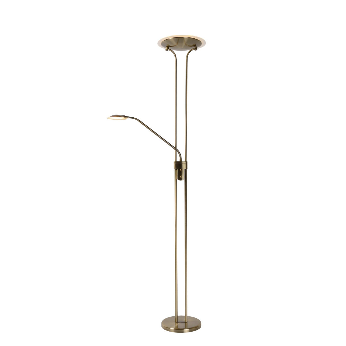 Lucide Stehlampe mit Leselampe Champion- box
