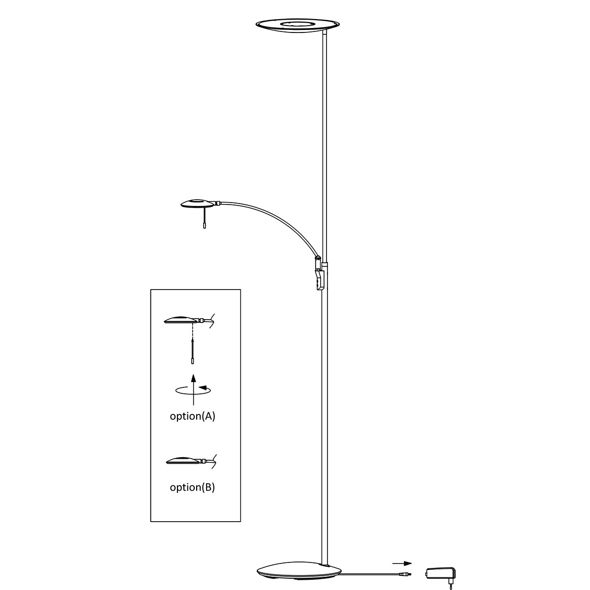 Steinhauer
 Stehleuchte Zenith LED