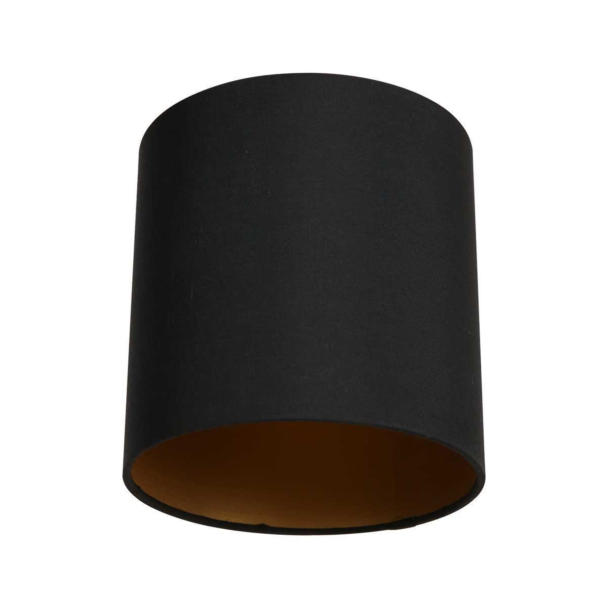 Mexlite Lampenschirm rund 18 cm schwarz/ box
