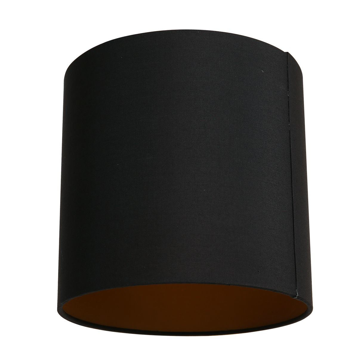 Mexlite Lampenschirm rund 20 cm schwarz/ box