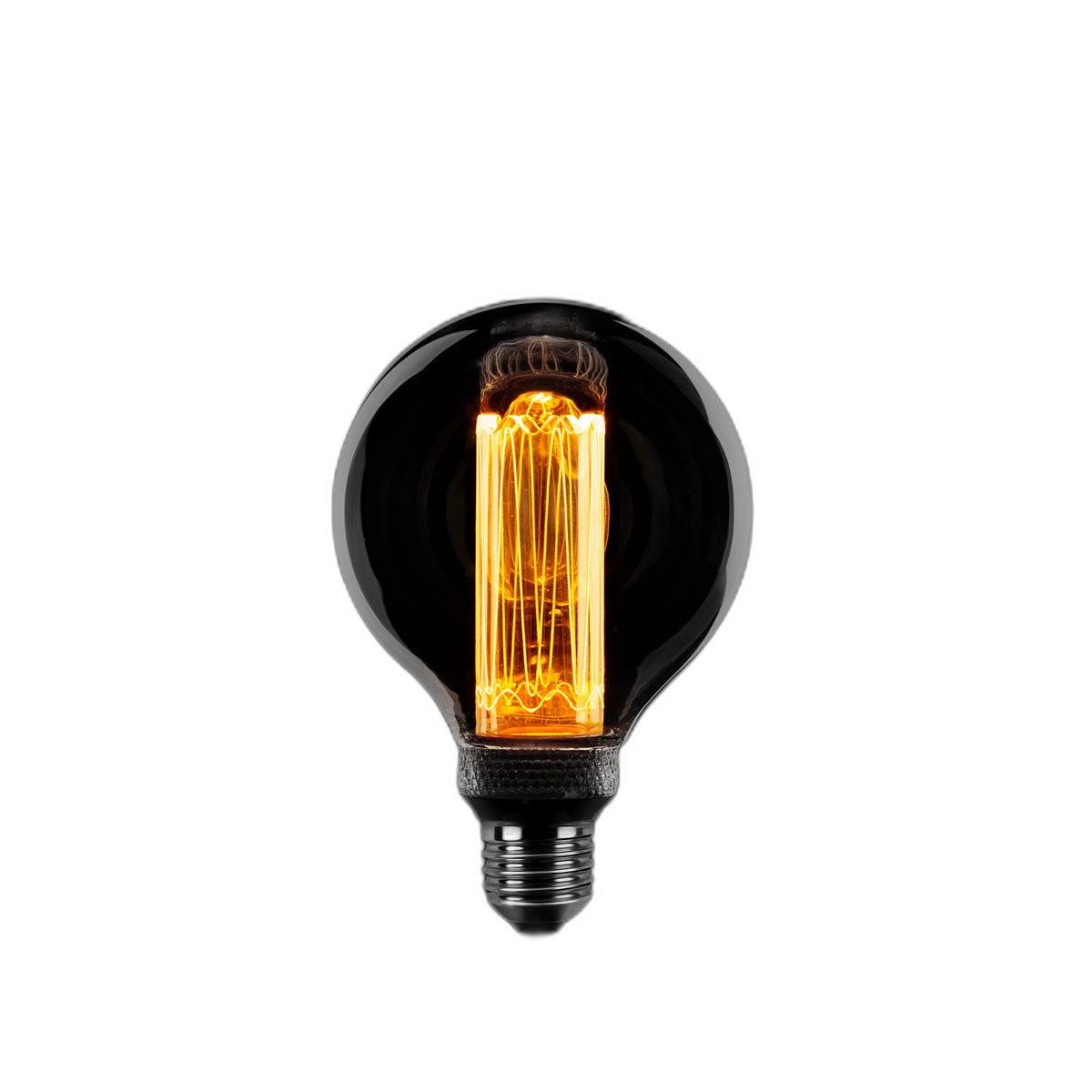 ETH LED-Filament-Leuchtmittel G80 Rauchglas
