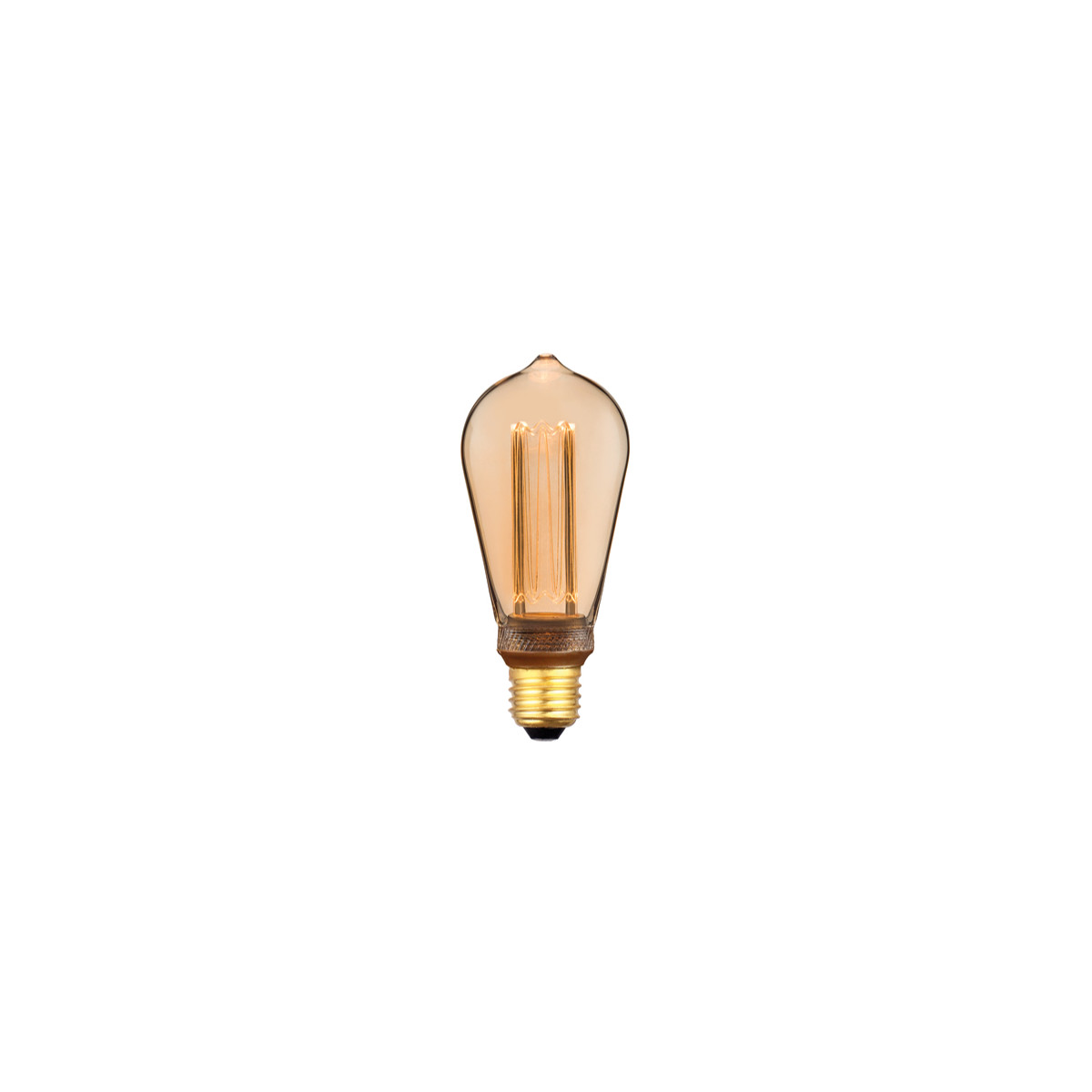 ETH LED-Filament-Leuchtmittel St64 Goldglas