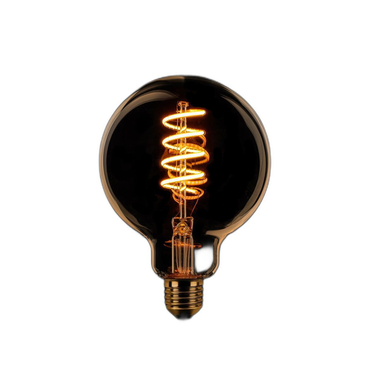 LED Spiral 8w gold g95 1800k