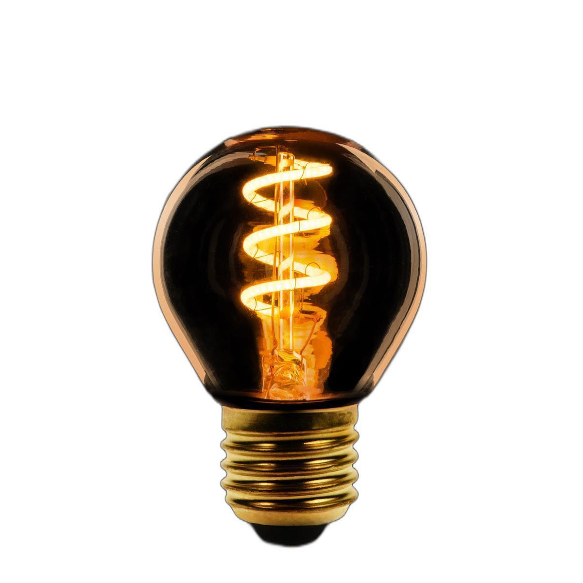 LED Spiral dim gold P45 2200k 1 box