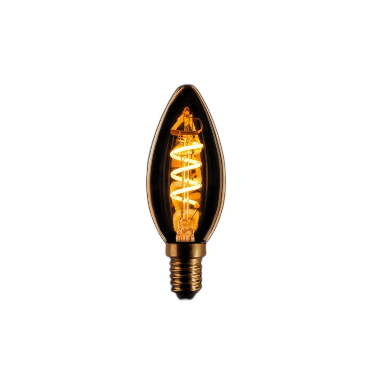 LED Spiral dim gold C35 2200k box