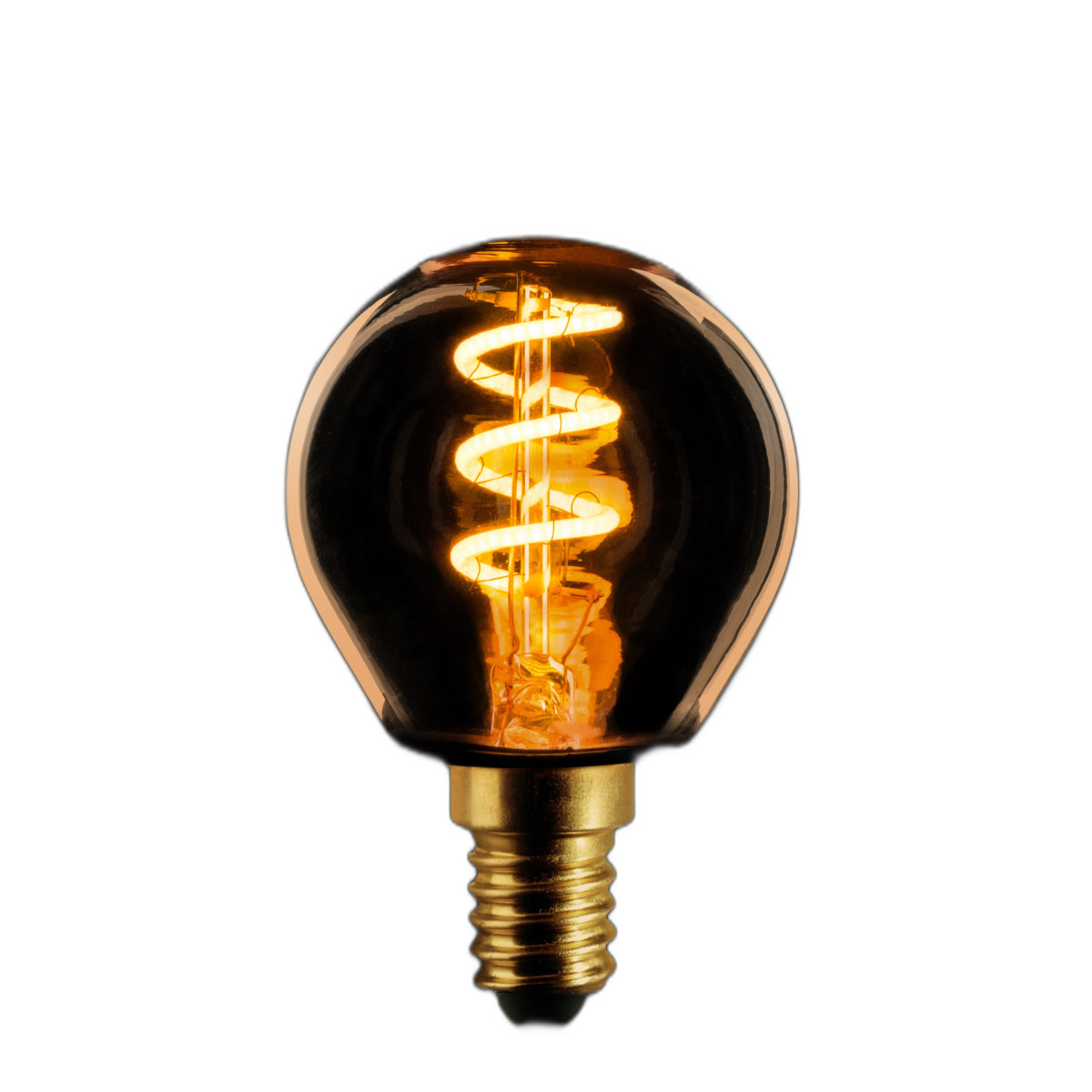 LED Spiral dim gold P45 2200k 1 box